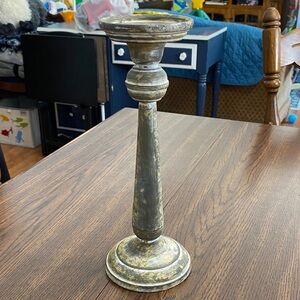 “5/$20” metal candlestick holder rustic